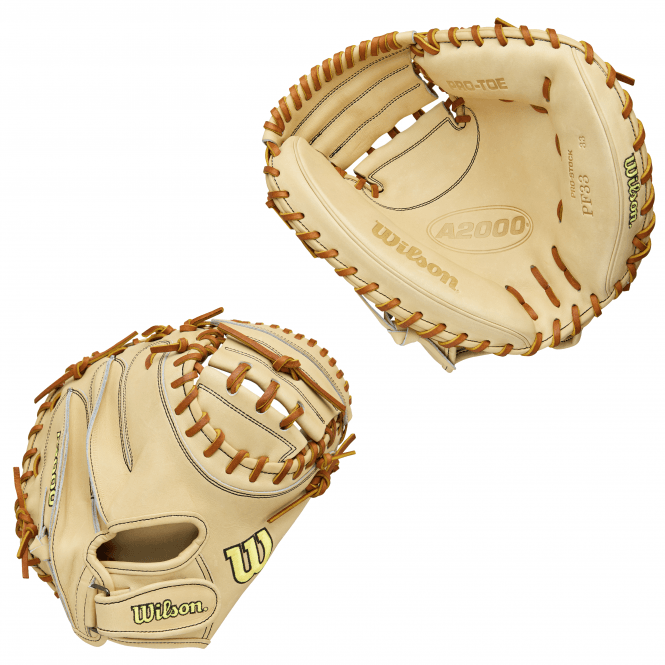 Wilson A2000 PF33 33in Catchers Mitt - Blo/Tan